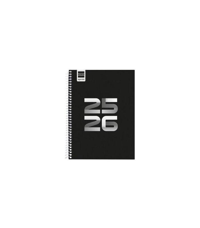 AGENDA ESCOLAR 2025-2026 COOL 4 155X212 SEMANA VISTA HORIZONTAL NEGRO+ FINOCAM 645040326