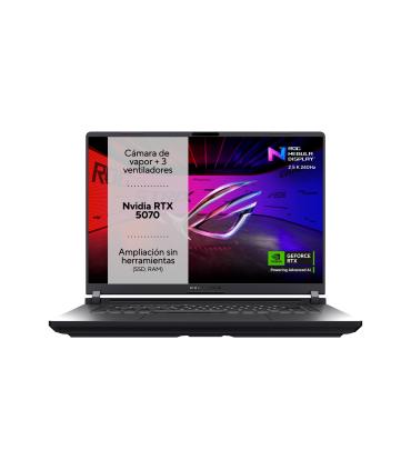 ASUS ROG Strix G16 G615LP-S5006 - Ordenador Porttil Gaming De 16" WQXGA 240Hz (Intel Core Ultra 9 275HX, 32GB RAM, 1TB SSD, NVI