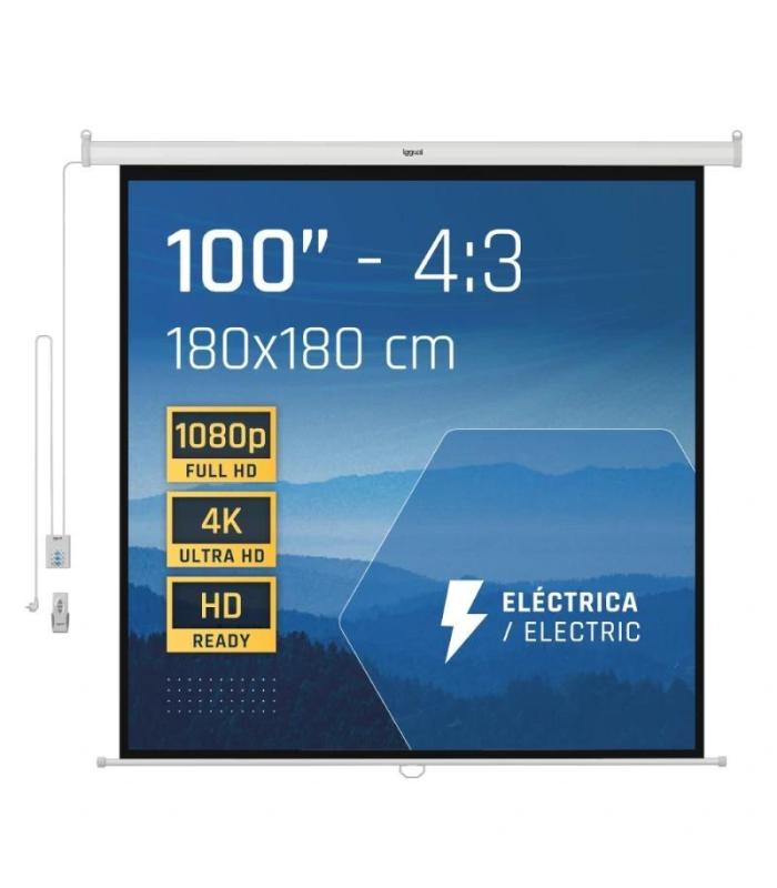 iggual Pantalla elctrica 4:3 100\" 180x180 cm