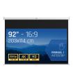 Iggual Pantalla Manual 16:9 92" 203x114 Cm