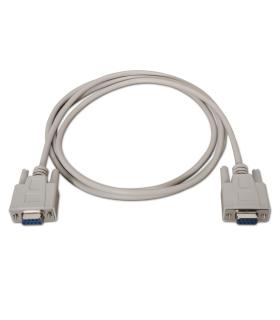 CABLE AISENS SERIE NULL MODEM DB9 H-DB9 H BEIGE 1.8M