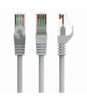 CABLE RED GEMBIRD UTP CAT6 5M COBRE GRIS