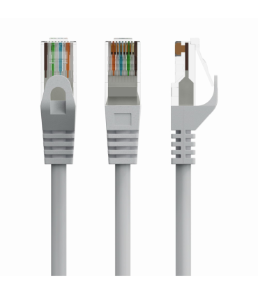 CABLE RED GEMBIRD UTP CAT6 7.5M COBRE GRIS