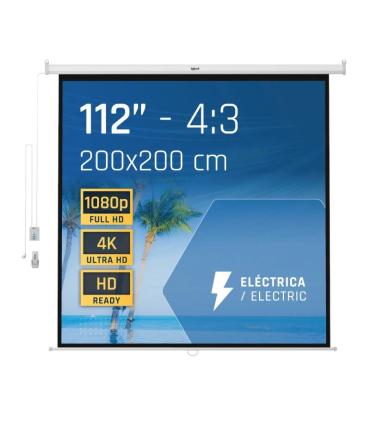 Iggual Pantalla Elctrica 4 3 112" 200x200 Cm
