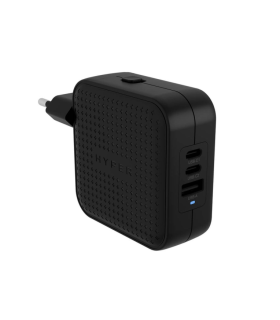HYPER HYPERJUICE 70W USB-C GAN TRAVEL CHARGER (3C+1A) - BLACK