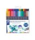 ESTUCHE DE PLSTICO CON 36 ROTULADORES, COLORES SURTIDOS STAEDTLER 3001 TB36