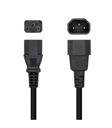CABLE ALIMENTACION CPU C13H-C14M NEGRO 3.0M AISENS A132-0466