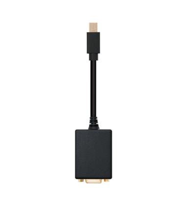 Nanocable - Adaptador Mini Displayport A SVGA - MiniDP M-SVGA H Negro 15cm