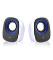 ALTAVOCES EWENT 2.0 5 W RMS CONTROL DE VOLUMEN USB BLANCO/NEGRO