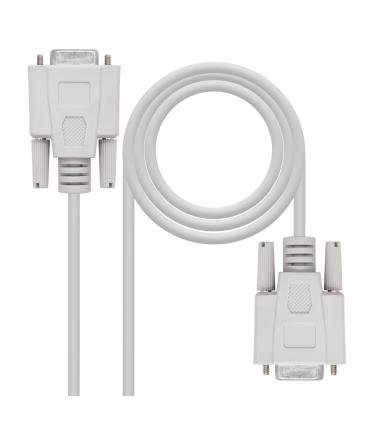 Nanocable - Cable Serie NULL MODEM DB9 H A DB9 H 1.8M