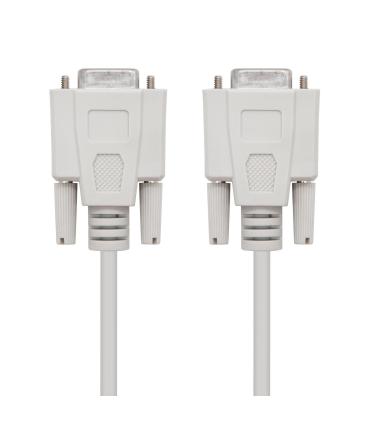 Nanocable - Cable Serie NULL MODEM DB9 H A DB9 H 1.8M