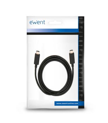 CABLE USB 3.2 EWENT GEN1 TYPE C SUPERSPEED 10GBPS 5A VIDEO DISPLAY 4K 60HZ 1M