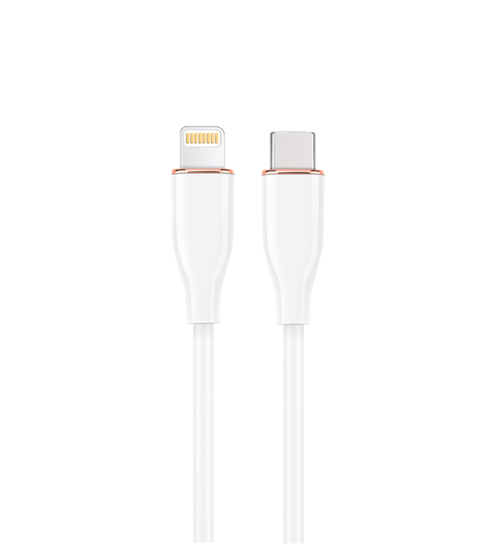 CABLE DE CARGA Y DATOS GEMBIRD USB TIPO-C A 8 CLAVIJAS 1,5 M BLANCO