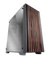 Caja Gaming Semitorre Mars Gaming MC-WOOD/ Cristal Cromado