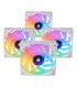 Pack 4 Ventiladores Mars Gaming MF-SI4KIT  12cm + HUB + Mando A Distancia  ARGB  Blancos