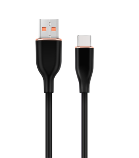 CABLE DE CARGA Y DATOS GEMBIRD USB TIPO C DE SILICONA PREMIUM 1,5 M NEGRO