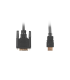 CABLE HDMI LANBERG MACHO/DVI-D 18+1 MACHO SINGLE LINK 0.5M NEGRO