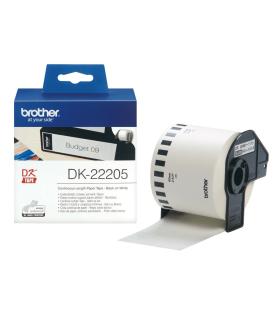 BROTHER CINTA DE PAPEL CONTINUO BLANCA, 62MM X 30,48M  (DK22