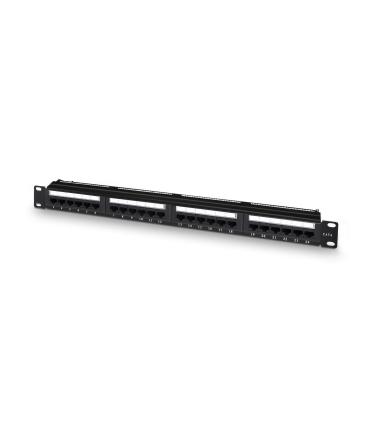 PANEL PARCHEO AISENS 24 PUERTOS RJ45 CAT.6 UTP 1U DUAL IDC GESTION CABLES