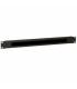 WP Gua Cable con cepillo 1U black  RAL 9005