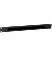 WP Gua Cable Con Cepillo 1U Black  RAL 9005