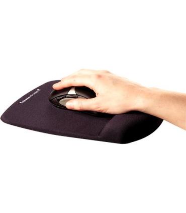 ALFOMBRILLA CON REPOSAMUECAS RATON PLUSHTOUCH NEGRO FELLOWES 9252003