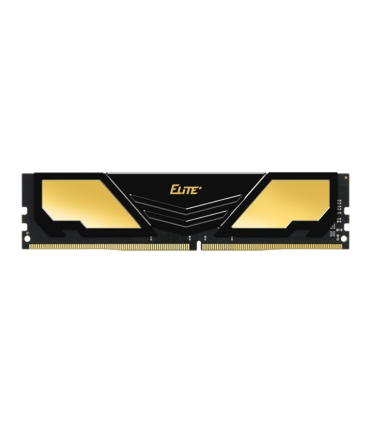 DDR4 TEAMGROUP ELITE HEATSINK 16GB 3200 NEGRO / DORADO