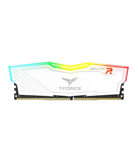 DDR4 TEAMGROUP T-FORCE DELTA RGB 16GB X1 3200 BLANCO