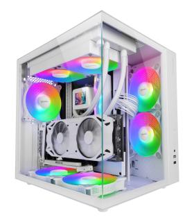 Caja Gaming Semitorre Mars Gaming MCV-ONE  Blanca