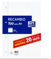 RECAMBIO A4 80H+20H 4X4 CON MARGEN OXFORD 400195058