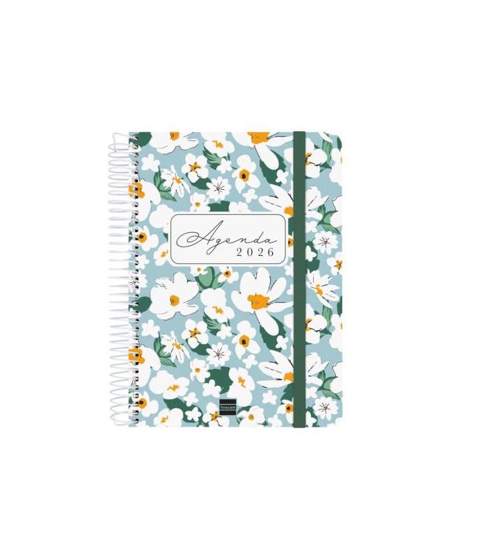 AGENDA 16 MESES SEPTIEMBRE 2025-DICIEMBRE 2026 CLOE E10-155X212 SEMANA VISTA HORIZONTAL VERDE+ FINOCAM 627100326