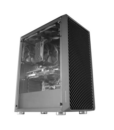 MARS GAMING Semitorre Atx 4X12CM Negro