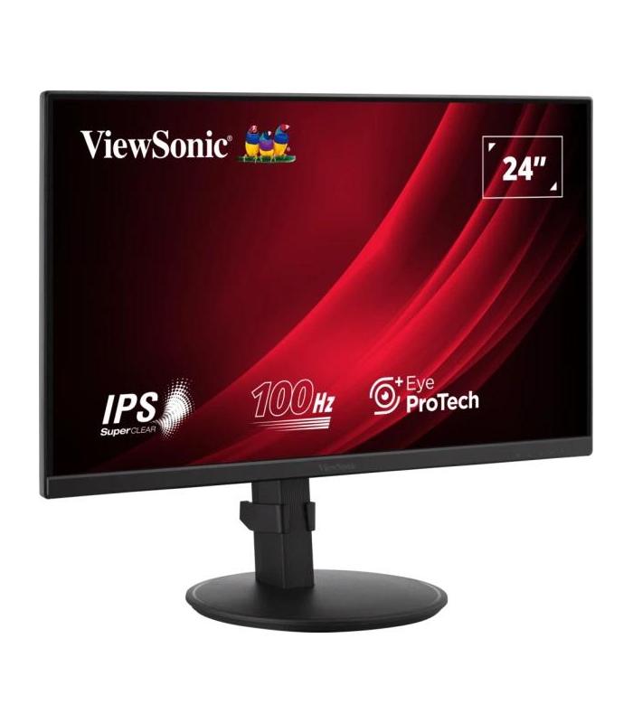 MONITOR VIEWSONIC 23,8" VA2408-HDJ FHD IPS LED VGA HDMI DP AJUS. ALTURA
