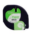 Cinta Rotuladora Adhesiva De Papel Dymo 59421/ Para Letratag/ 12mm X 4m/ Blanca
