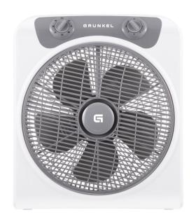 Ventilador de Suelo Grunkel Box Fan/ 45W/ 5 Aspas 30cm/ 3 Velocidades
