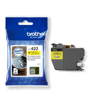 Brother Cartucho LC422Y Amarillo