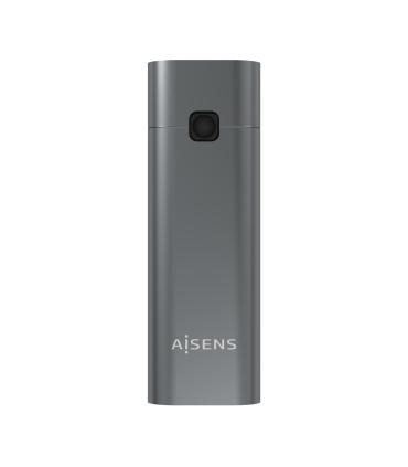 Caja Externa Para Disco SSD M.2 NVMe Aisens ASM2-021GR  USB 3.1 Gen2  Sin Tornillos