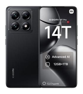 Smartphone Xiaomi 14T Pro 12GB/ 1TB/ 6.67\'/ 5G/ Negro Titanio