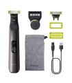 Cortabarbas + Recortadora Philips Oneblade Pro 360 QP6552/15/ Con Batera/ 5 Accesorios