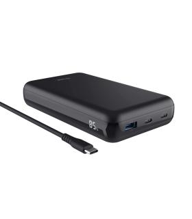 Batera Externa Powerbank Trust Laro 20000mAh  100W  Compatible Con Porttiles