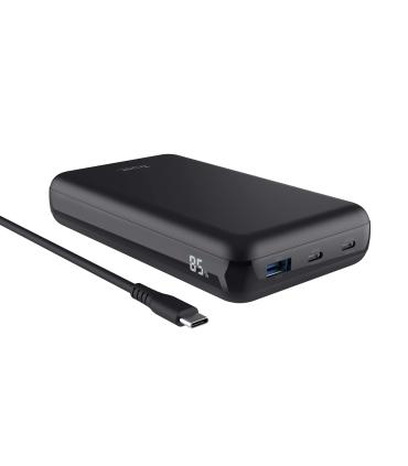 Batera Externa Powerbank Trust Laro 20000mAh  100W  Compatible Con Porttiles