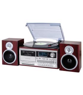 TOCADISCOS TREVI TT 1072 DAB TURNTABLE +DAB+AW+ENCODING DARK WOOD