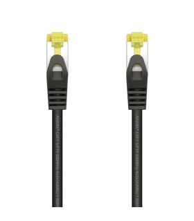 CABLE RED LATIGUILLO RJ45 LSZH CAT.7 SFTP AWG26 NEGRO 0.5M AISENS A146-0485