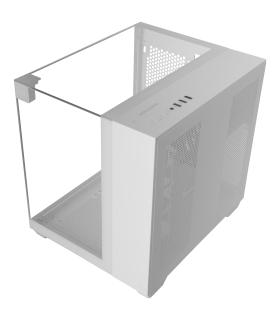 Caja Gaming Semitorre Mars Gaming MC-VISIONM  Blanca