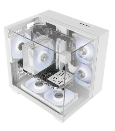 Caja Gaming Semitorre Mars Gaming MC-VISIONM  Blanca