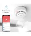 DETECTOR DE SEGURIDAD DE HUMOS SMART WIFI GARZA 401345C