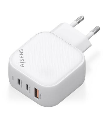 CARGADOR AISENS GAN 65W 2XUSB-C PD3.0 QC4.0 1XUSB-A QC3.0 BLANCO