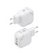 CARGADOR AISENS GAN 65W 2XUSB-C PD3.0 QC4.0 1XUSB-A QC3.0 BLANCO