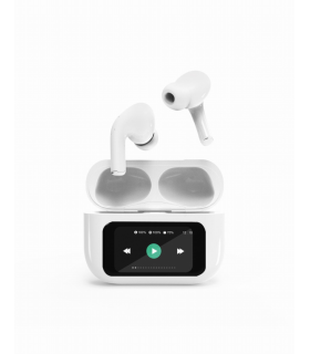 AURICULARES GEMBIRD TWS-LCD-ANC-01-W BLANCO BT