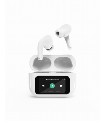 AURICULARES GEMBIRD TWS-LCD-ANC-01-W BLANCO BT